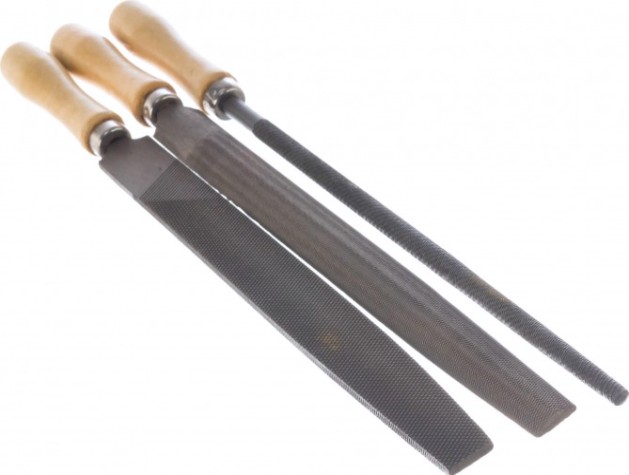 Набор напильников Biber Мастер 85307 3шт. 250мм [тов-141921]