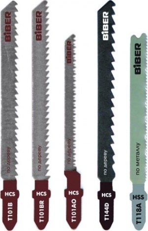 Набор пилок Biber 85 289 по дереву и металлу 5шт. [тов-120528]