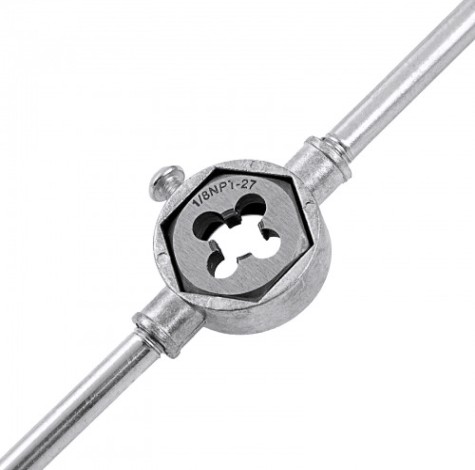 Набор резьбонарезных инструментов Sparta М3 метчиков и плашек м3-м12, плашко-метчикодержатель, [773155]