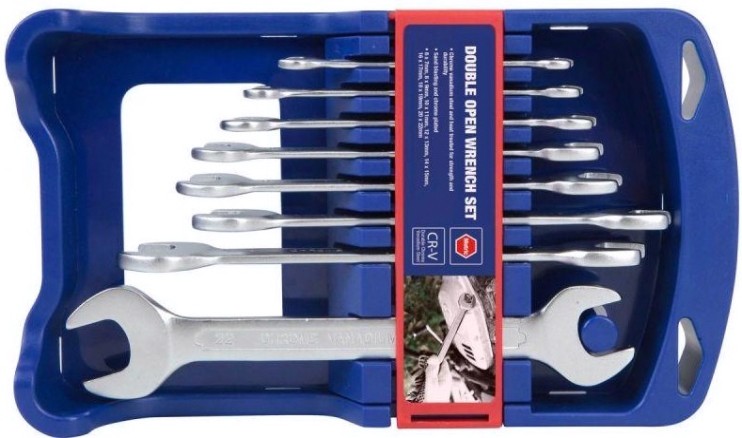 Набор рожковых ключей WORKPRO WP202506 двусторонние 8шт. (6-22мм)