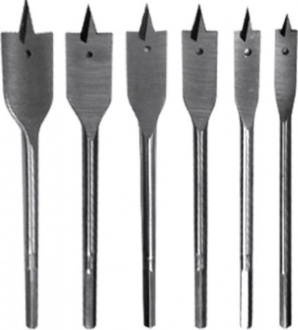 Набор сверл по дереву Biber 1106 перовых 10-25мм (6шт.) [тов-041970]