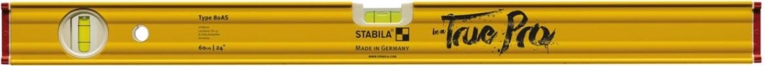 Набор уровней STABILA тип 80AS (30, 60, 100 см + брелок) TruePro Edition в сумке [19582]