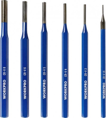 Набор выколоток WORKPRO WP201304 6шт.