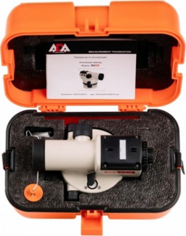 Нивелир оптический ADA BASIS + STAFF 5 + Light [А00117_К6]