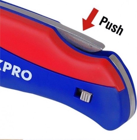 Нож складной WORKPRO WP211006 со сменными лезвиями