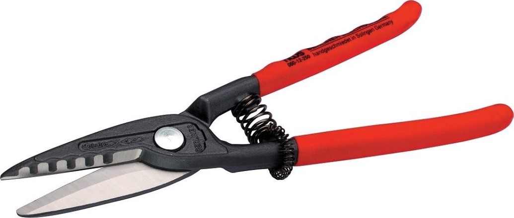 Ножницы по металлу NWS 060-12-250 "Берлинские", прямой рез