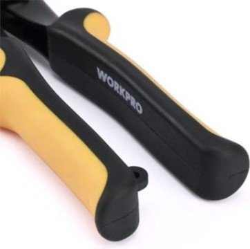 Ножницы по металлу WORKPRO WP214017 авиационные 250мм прямые