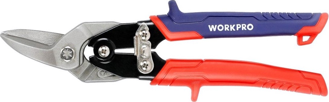 Ножницы по металлу WORKPRO WP214020 проф авиационные 250мм левые