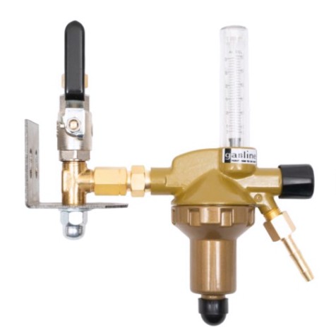Одиночный блок KRASS Dinset Flow Аргон/смесь (30л/мин; вх.G3/8", вых G1/4") 14096163 [14096163]