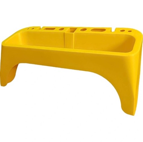 Органайзер АЛЮМЕТ AK012 желтый, пластиковый, накладной, для M84хх, AM7хх, АРА7хх [AK012]