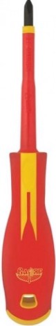 Отвертка диэлектрическая ВАРЯГ 86058 SVCM сталь, ph 1x80мм [тов-156329]