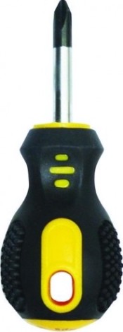 Отвертка крестовая Biber Крафтер 86024 CrV сталь ph 2х38мм (бочка) [тов-141916]