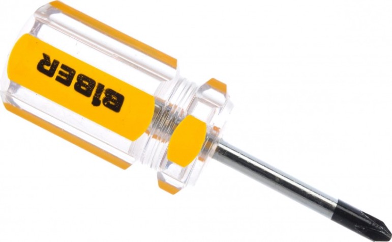 Отвертка крестовая Biber Стандарт 85588 PH 1х38мм (бочка) [тов-079498]