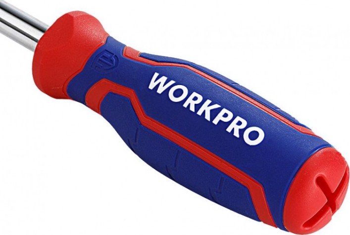 Отвертка с битами WORKPRO WP221046 6-в-1 Отвертка с битами WORKPRO WP221046 6-в-1