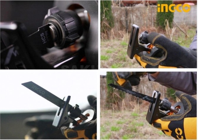 Пила сабельная аккумуляторная INGCO CRSLI1151 Li-Ion 20B Пила сабельная аккумуляторная INGCO CRSLI1151 Li-Ion 20B