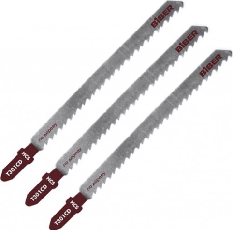 Пилки по дереву Biber 85283 T301CD 91/3мм, чистый рез (3шт.) [тов-120526]
