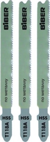 Пилки по металлу Biber 85277 Т118А 67/1,4мм (3шт.) [тов-120520]