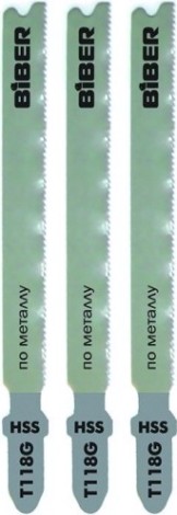 Пилки по металлу Biber 85279 Т118G 67/1,1мм (3шт.) [тов-120522]