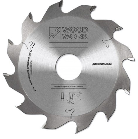 Пильный диск по дереву WOODWORK 150x4/3,0x30 Z=12 A=12 [28.150.04]