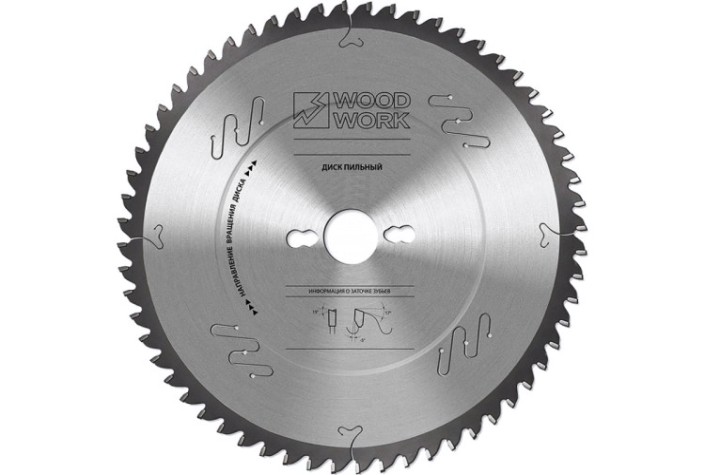 Пильный диск по дереву WOODWORK 254x2,4/1,8x30 Z=60 A=-5 [34.254.60]