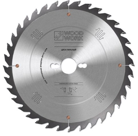Пильный диск по дереву WOODWORK 300x3,2/2,2x30 Z=48 A=15 [35.300.48]