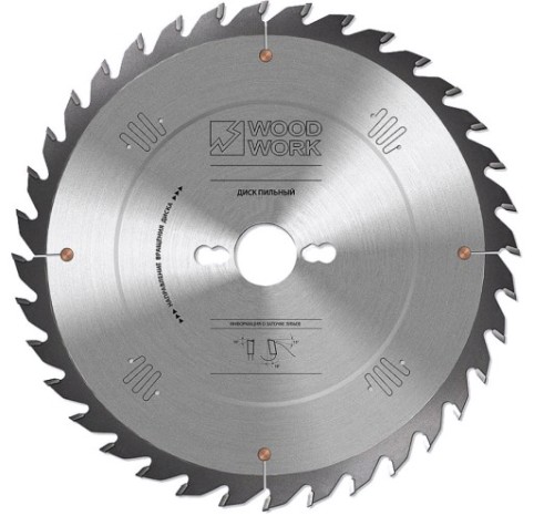 Пильный диск по дереву WOODWORK 300x3,2/2,2x30 Z=60 A=12 [35.300.60]