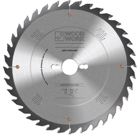 Пильный диск по дереву WOODWORK 350x3,5/2,5x30 Z=72 A=12 [35.350.72]