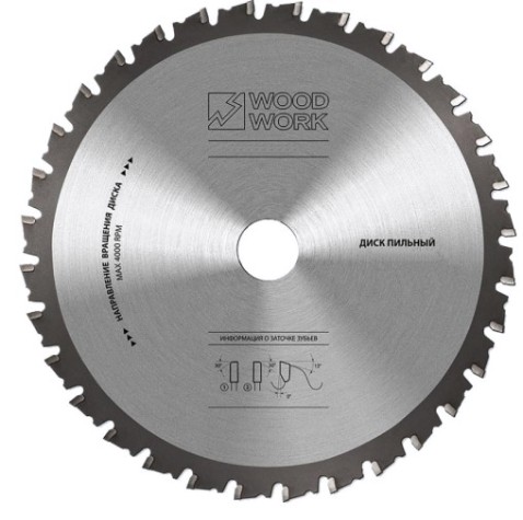 Пильный диск по стали WOODWORK 305x2,4/2,0x25,4 Z=60 A=0 [46.305.60]