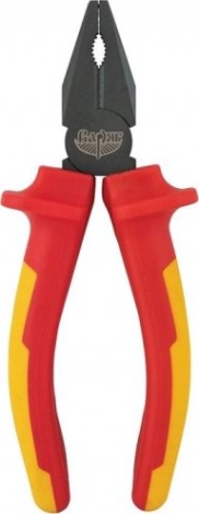 Плоскогубцы диэлектрические ВАРЯГ 87023 CrMo сталь 200мм [тов-156661]