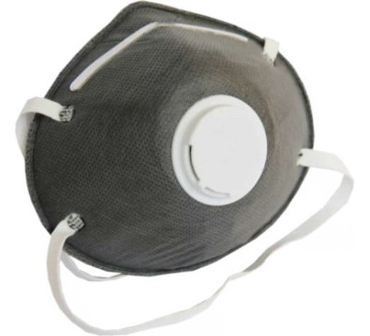 Полумаска Biber 96203 фильтрующая с угольным фильтром и воздушным клапан [тов-069140]