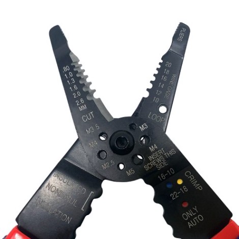 Пресс-клещи WORKPRO WP291003 обжимные 200мм с длинными носами