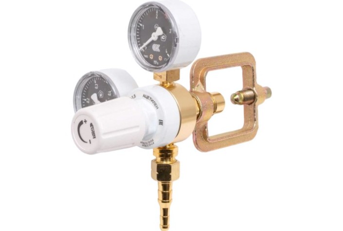 Редуктор ацетиленовый KRASS БАО 5 1,5 2,5/0,15 МПа, 5 м3/ч ПОВЕРЕННЫЙ [2117615PV]