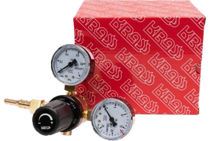 Редуктор углекислотный KRASS УР 6 6 15/0,6 МПа, 15 м3/ч ПОВЕРЕННЫЙ [2117616PV]