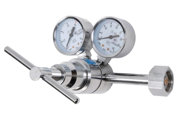 Редуктор высокого давления KRASS РВД-30/10 кислород/инертные газы ПОВЕРЕННЫЙ [2141001PV]