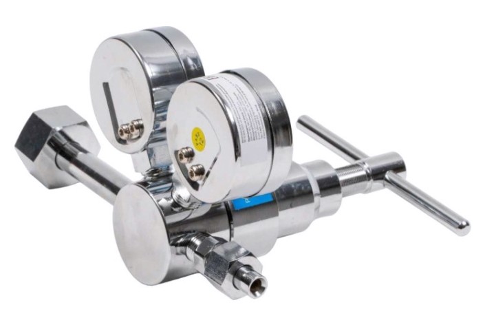 Редуктор высокого давления KRASS РВД-30/10 кислород/инертные газы ПОВЕРЕННЫЙ [2141001PV]