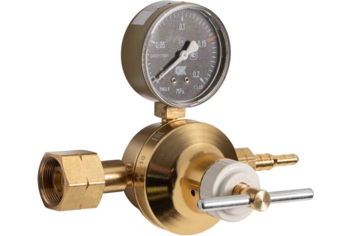 Регулятор ацетиленовый KRASS САО-10 сетевой 1,2/0,1 МПа, 10 м3/час [2722003]