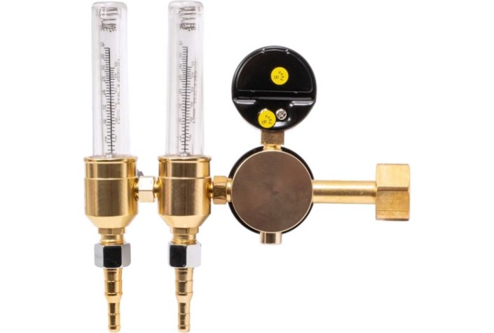 Регулятор расхода газа KRASS У 30/АР 40 КР Р2 для углекислоты и аргона ПОВЕРЕННЫЙ [2133501PV]