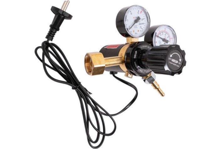 Регулятор расхода газа KRASS У 30/АР 40 КРП 220V для углекислоты и аргона ПОВЕРЕННЫЙ [2133507PV]