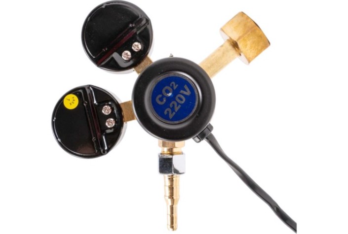 Регулятор расхода газа KRASS У 30/АР 40 КРП 220V для углекислоты и аргона ПОВЕРЕННЫЙ [2133507PV]