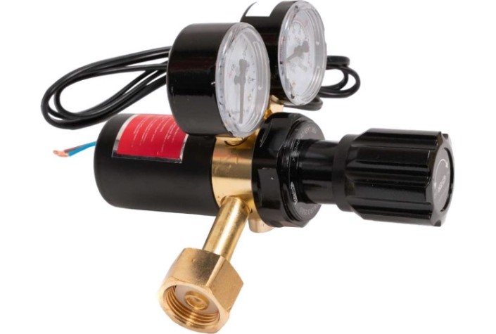 Регулятор расхода газа KRASS У 30/АР 40 КРП 36V для углекислоты и аргона ПОВЕРЕННЫЙ [2133506PV]