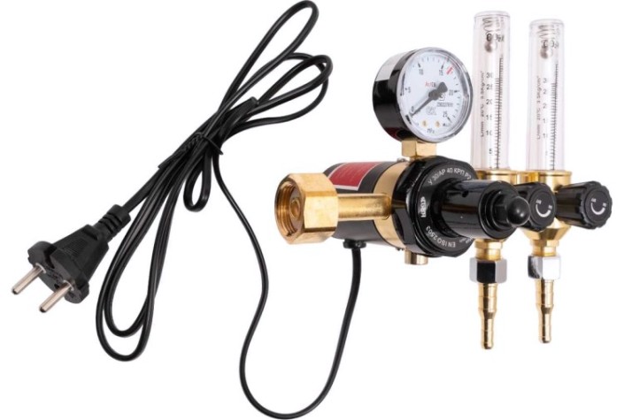 Регулятор расхода газа KRASS У 30/АР 40 КРП Р2 220V для углекислоты и аргона ПОВЕРЕННЫЙ [2133505PV]