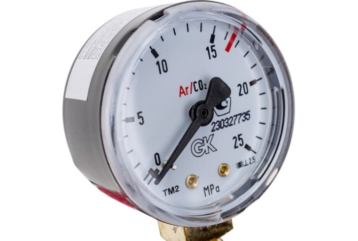 Регулятор расхода газа KRASS У 30/АР 40 КРП Р2 220V для углекислоты и аргона ПОВЕРЕННЫЙ [2133505PV]