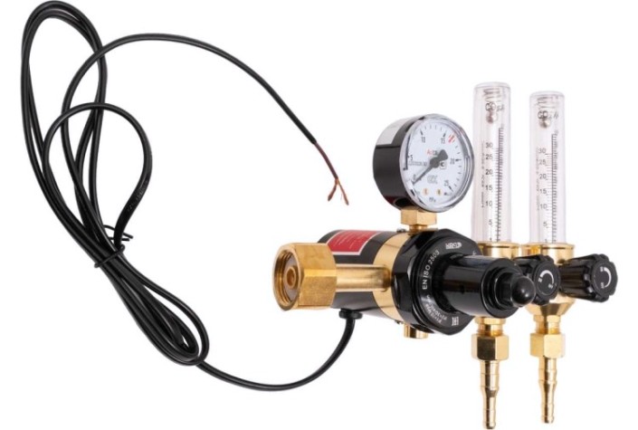 Регулятор расхода газа KRASS У 30/АР 40 КРП Р2 36V для углекислоты и аргона ПОВЕРЕННЫЙ [2133504PV]