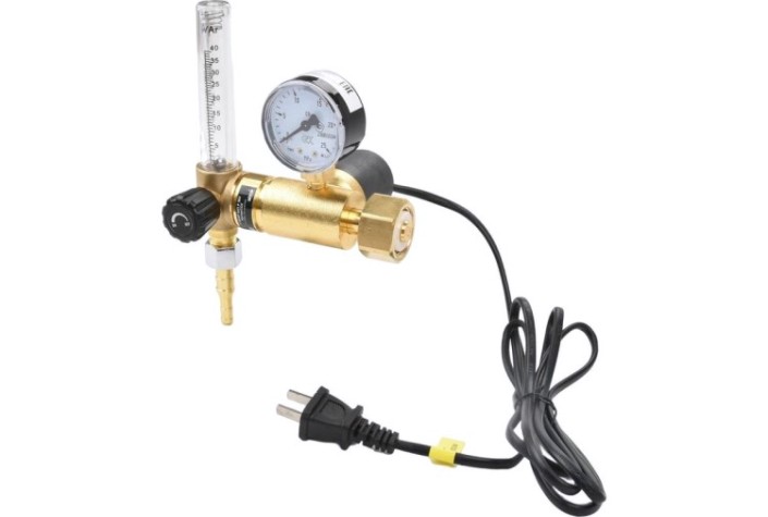 Регулятор расхода газа KRASS У 30/АР 40П Р 36V для углекислоты и аргона ПОВЕРЕННЫЙ [2133618PV]