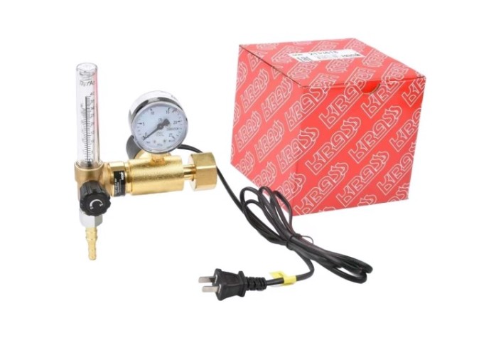 Регулятор расхода газа KRASS У 30/АР 40П Р 36V для углекислоты и аргона ПОВЕРЕННЫЙ [2133618PV]