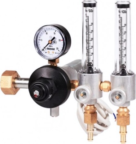 Регулятор расхода газа REDIUS У-30/АР-40-КР1-Р2 манометр + два ротаметра (с поверкой) [00-00002715]