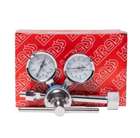 Регулятор расхода KRASS РВД-30/2 высокого давления, кислород/инерт. газы,ПОВЕРЕННЫЙ [2141004PV]