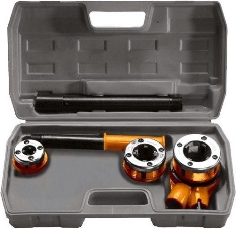 Резьбонарезной комплект Sparta 4 предмета от 1/2" до 1" [773335]