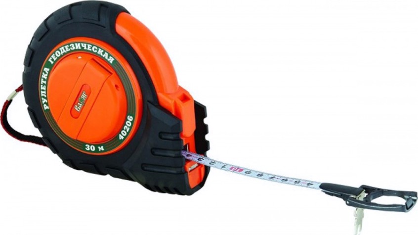 Рулетка геодезическая ВАРЯГ 40206 30м ускор. перемотка [тов-157804]