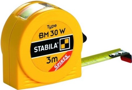Рулетка STABILA BM 30 W 3.0 м с окошком 16456 [16456]